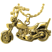 Motorcycle Keepsake Pendant Urn for Cremation Ash